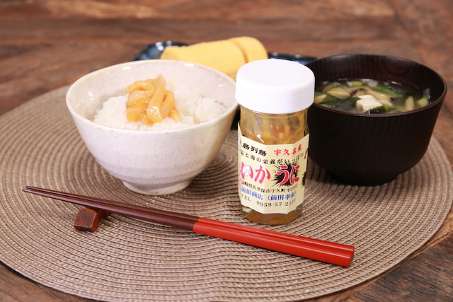パスタに!おつまみに!贅沢な海からの贈り物【五島列島・宇久島産 いかうに2本セット】お取り寄せ