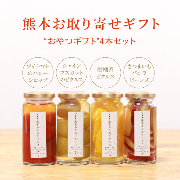 【熊本お取り寄せ】熊本みなみピクルス/おやつギフト4本セット<送料無料>
